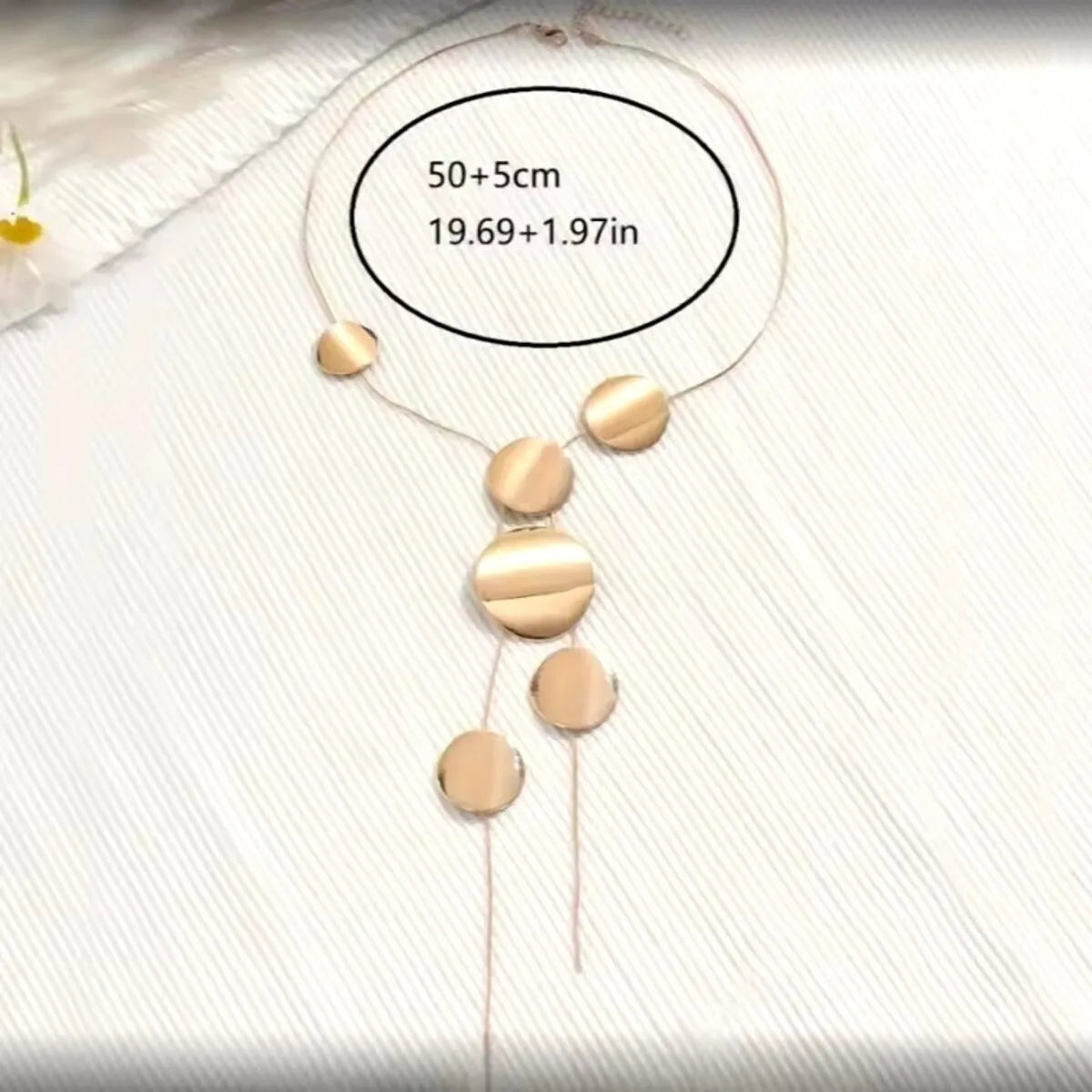 Large Round Long Necklace