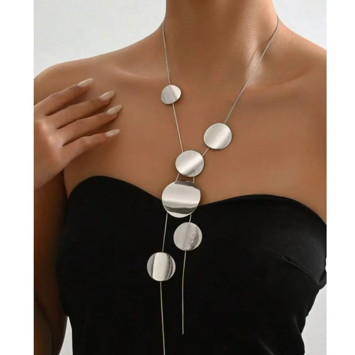 Large Round Long Necklace