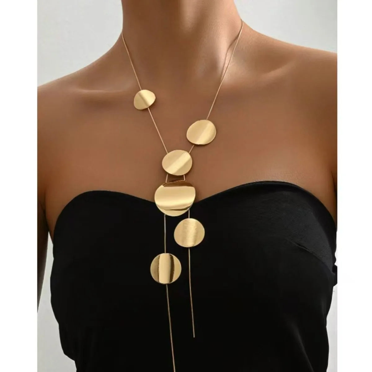 Large Round Long Necklace