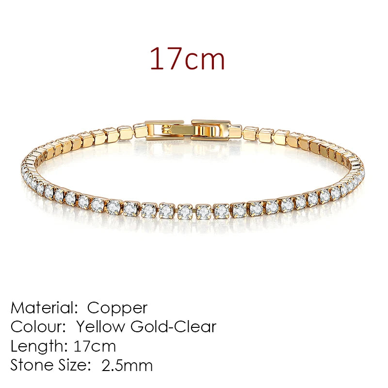 Elegant Zirconia Tennis Bracelet