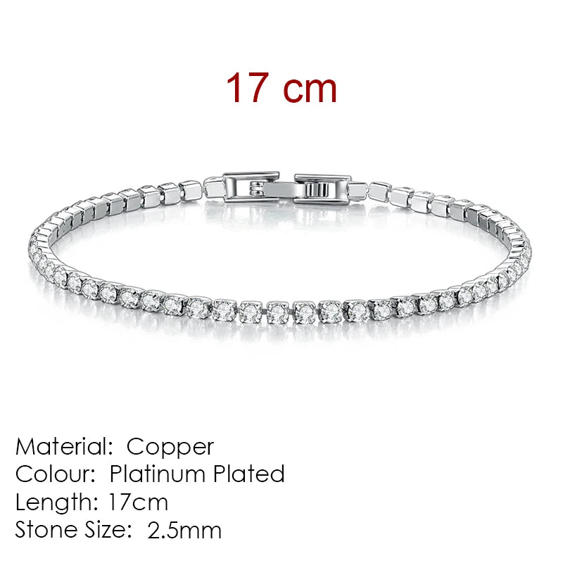 Elegant Zirconia Tennis Bracelet