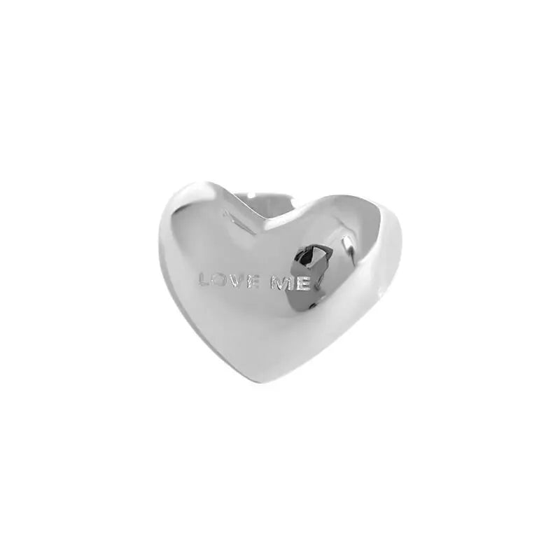 LOVE Heart Party Silver Color Rings