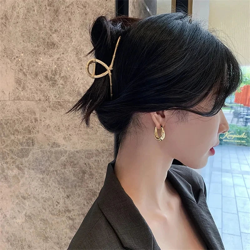 Korean Classic Hoop Earrings