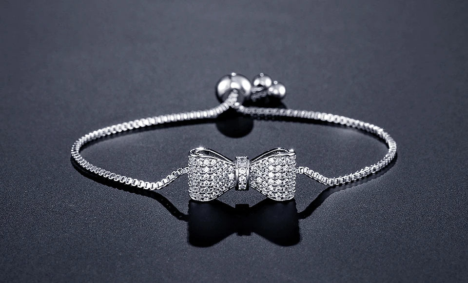 Zirconia Crystal  Adjustable Bracelet & Bangle Jewelry