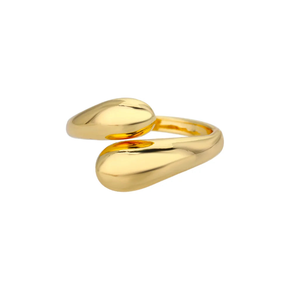18K Gold Plating Stainless Steel Rings