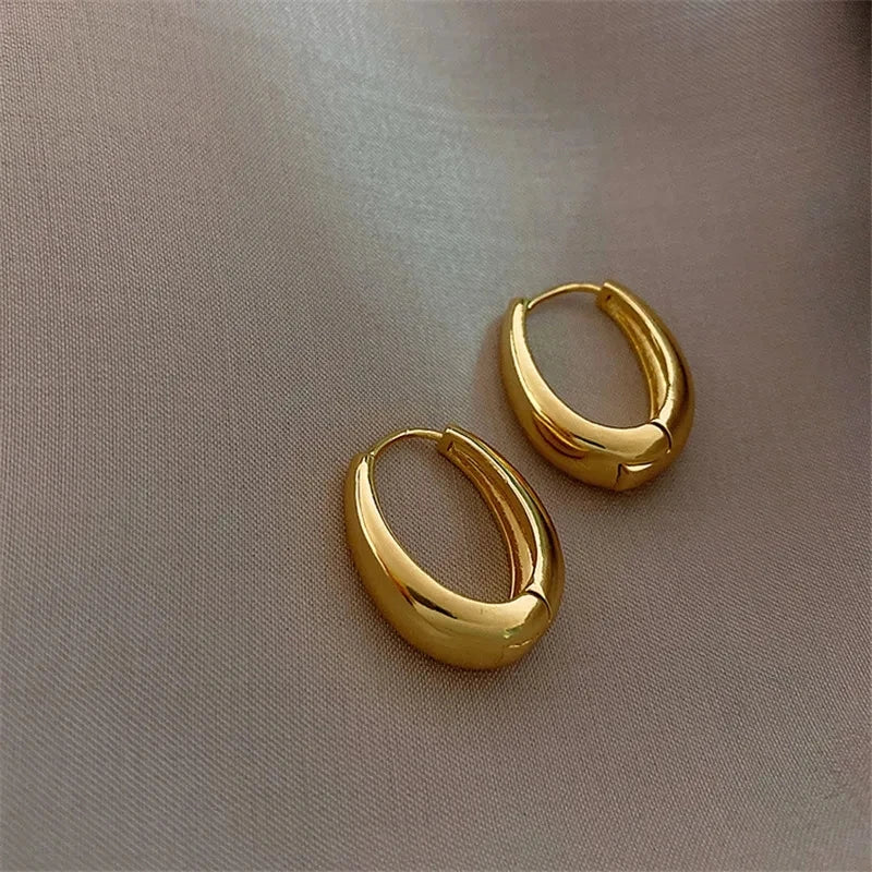 Korean Classic Hoop Earrings