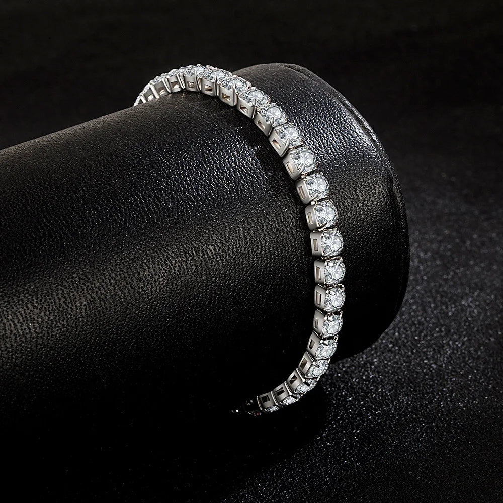 925 Sterling Silver Bracelet Zirconia