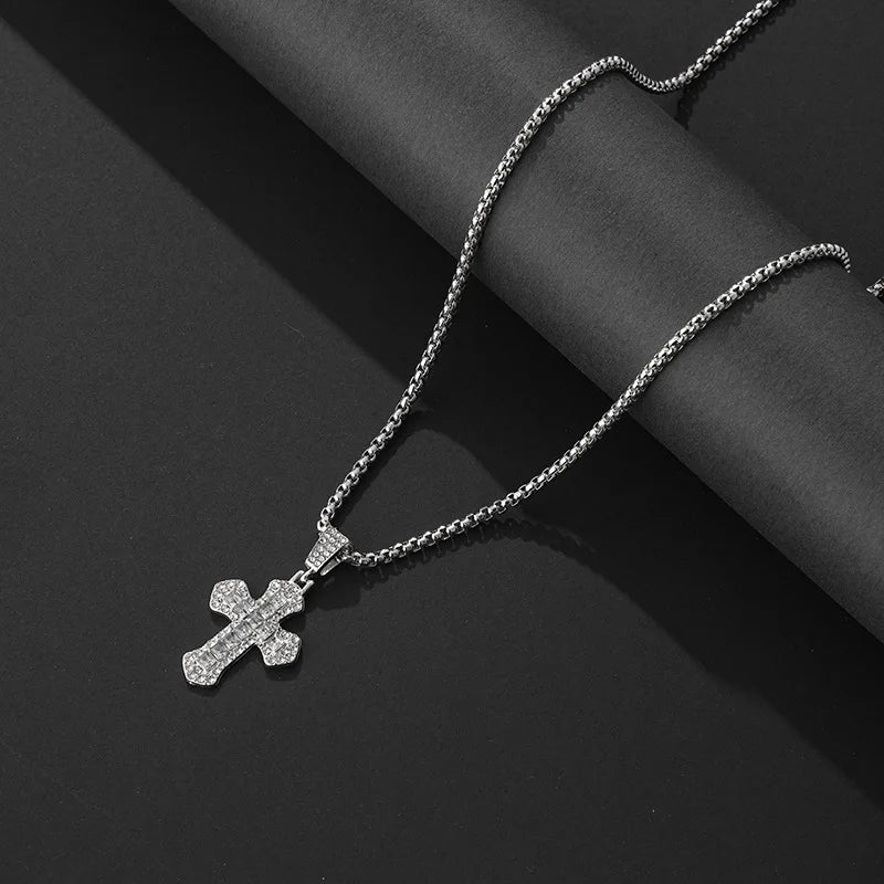 Stainless Steel Heart Pendant Choker Necklace