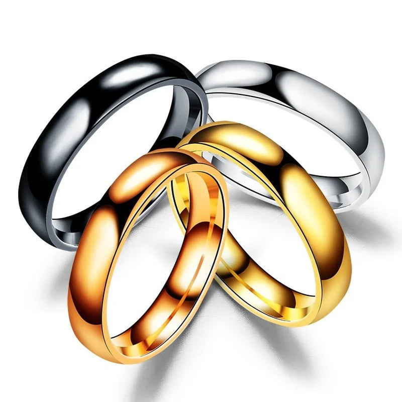 Stainless Steel 6mm Titanium Rings