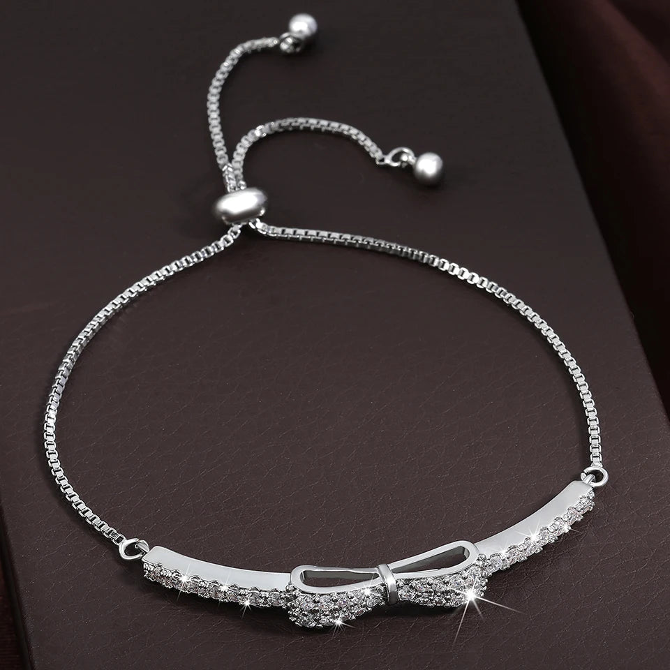 Zirconia Crystal  Adjustable Bracelet & Bangle Jewelry