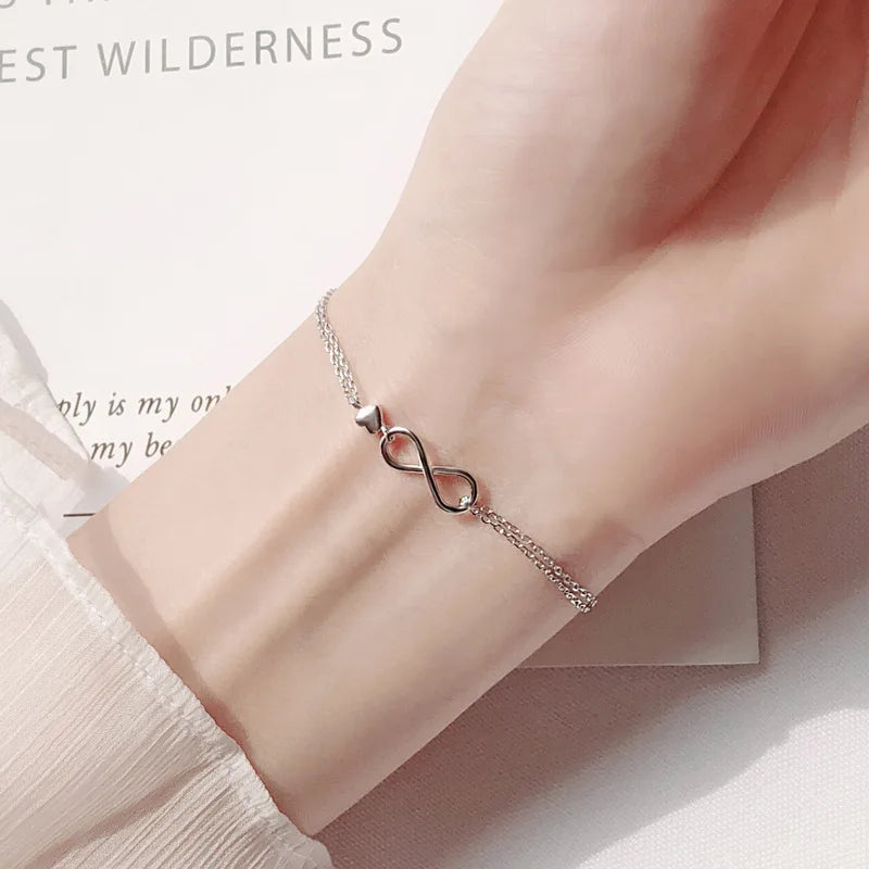 925 Silver Butterfly Adjustable Bracelet