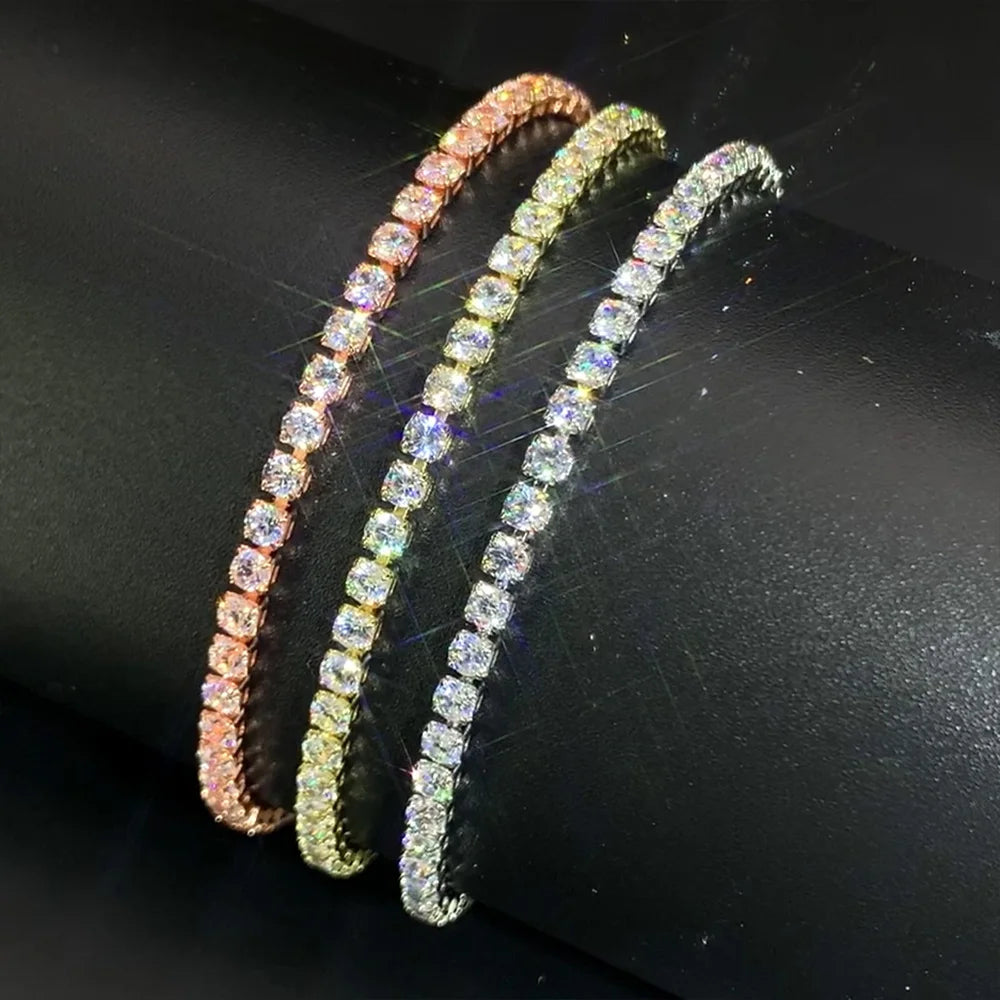 Elegant Zirconia Tennis Bracelet