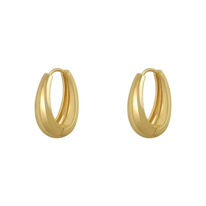 Korean Classic Hoop Earrings