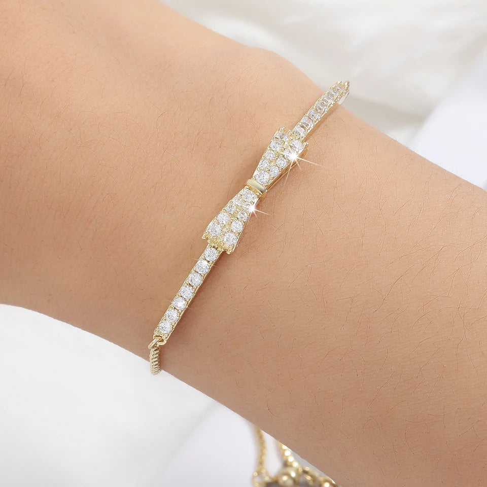 Zirconia Crystal  Adjustable Bracelet & Bangle Jewelry