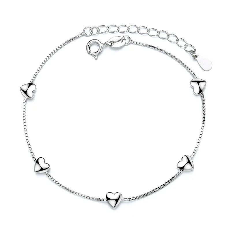 925 Silver Butterfly Adjustable Bracelet
