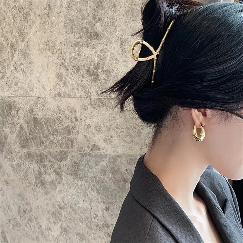 Korean Classic Hoop Earrings