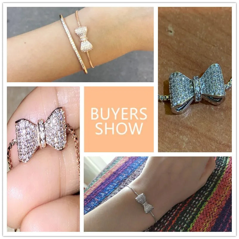 Zirconia Crystal  Adjustable Bracelet & Bangle Jewelry