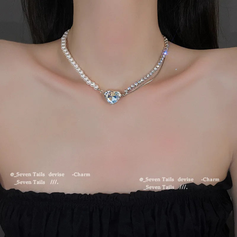 Irregular Baroque Pearl Pendant Necklace