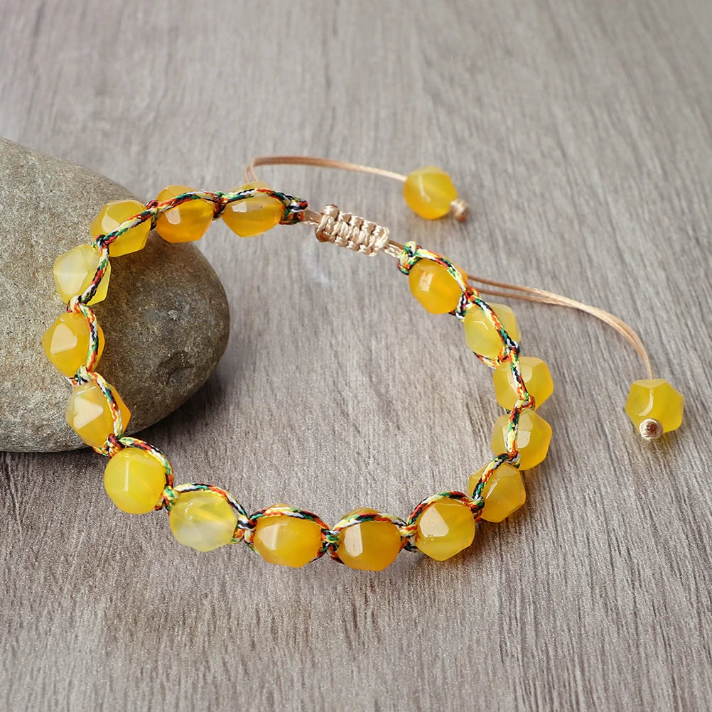 Hot Natural Stone Amethysts Bracelet