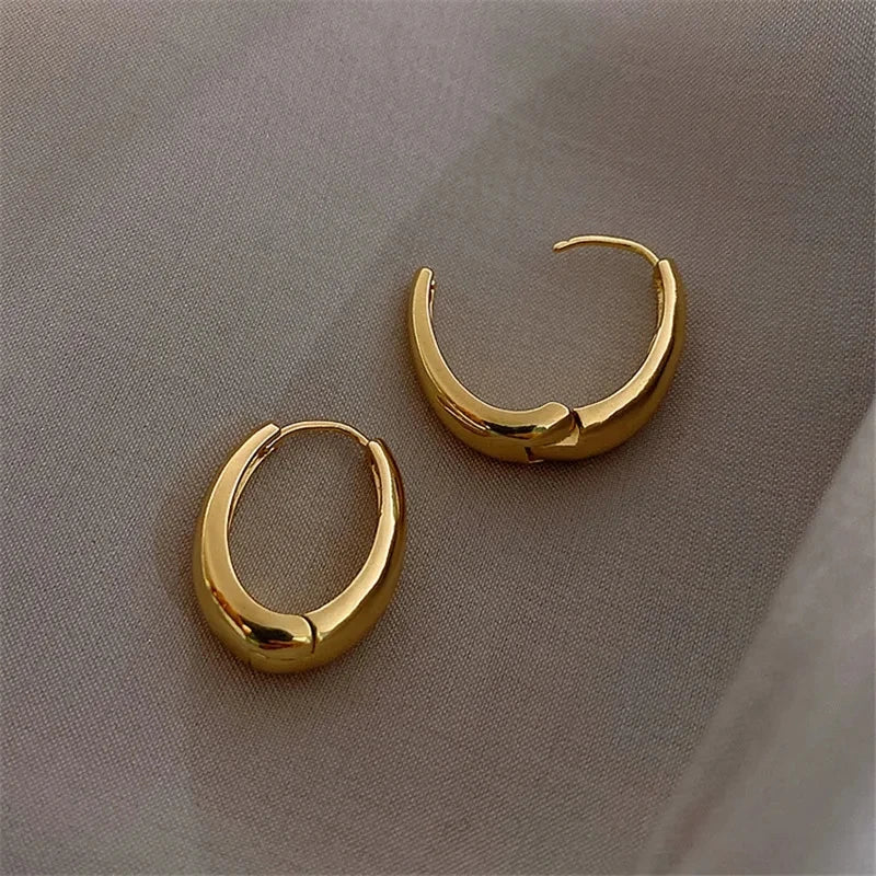 Korean Classic Hoop Earrings