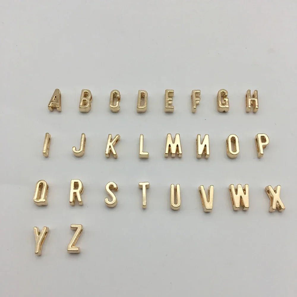 Tiny Initial Gold Silver Necklace