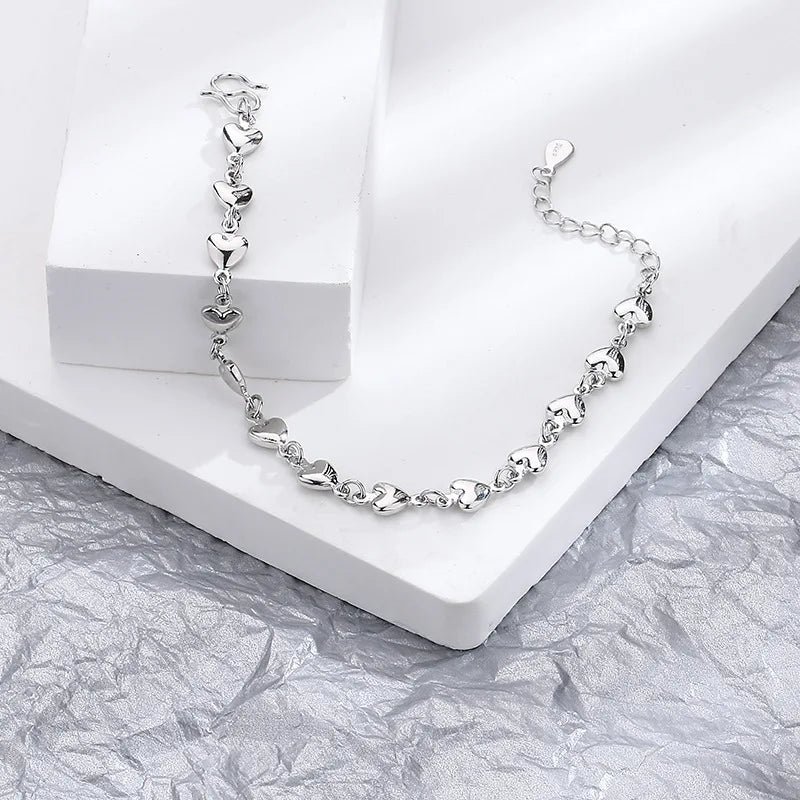 925 Silver Butterfly Adjustable Bracelet