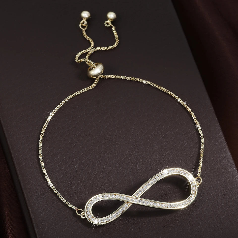 Zirconia Crystal  Adjustable Bracelet & Bangle Jewelry