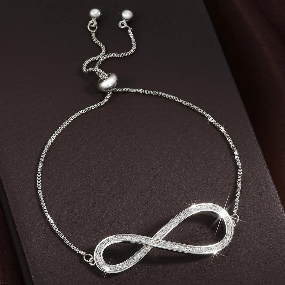 Zirconia Crystal  Adjustable Bracelet & Bangle Jewelry