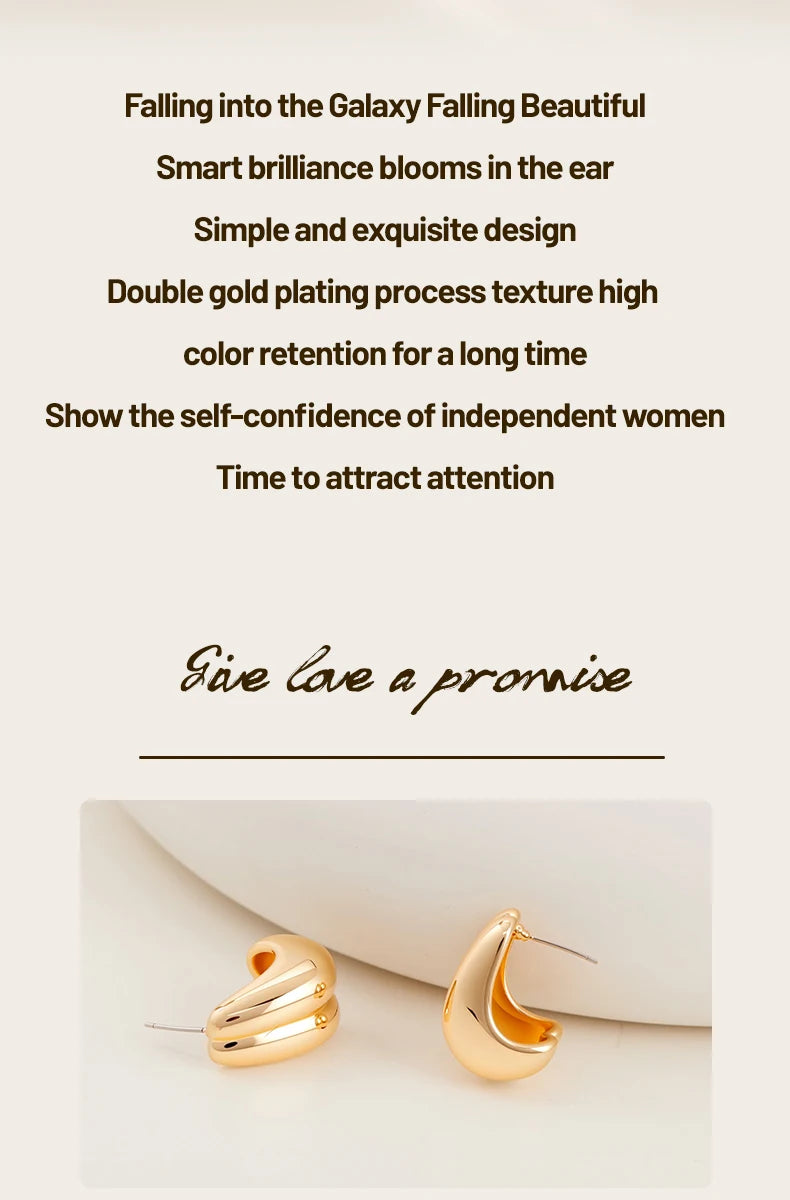 Waterdrop Luxary Sense Fashion Earrings