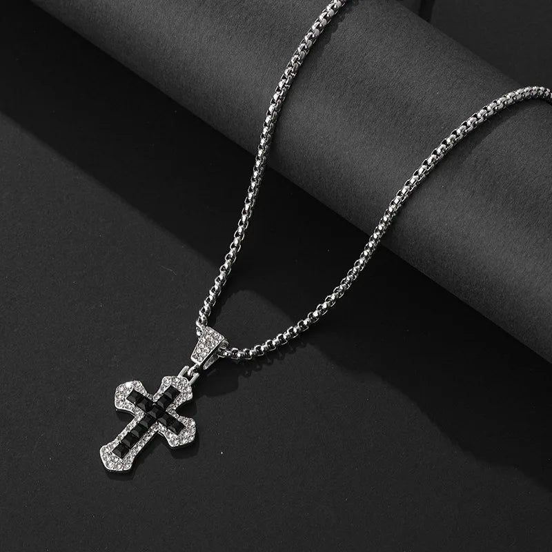 Stainless Steel Heart Pendant Choker Necklace